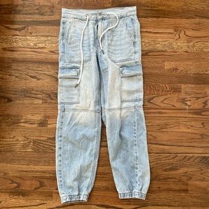 High waisted Denim Jogger